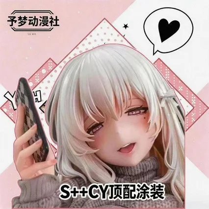 Anime Girl Mitsuhime Figure 1/6 PVC Statue Vibrastar Original Character 2 Replaceable Faces Cast Off Collectible Model Toy Gift