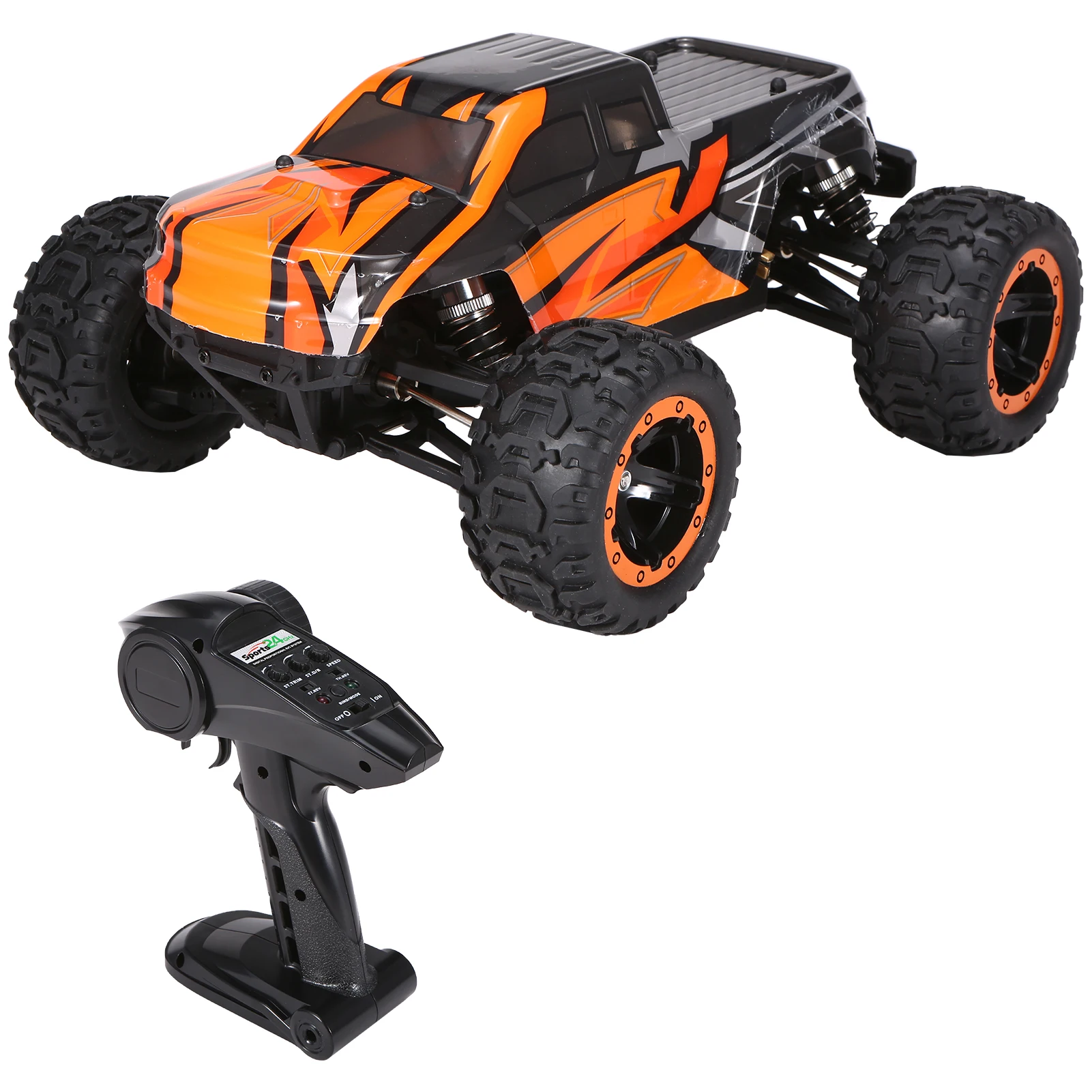 16889A-Pro 1:16 RC Car 4WD RC Car 45 Km/h High Speed 2840 Brushless Motor Vehicle All Terrains Waterproof Off-Road Truck LED