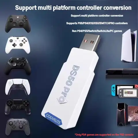 DS50 Pro-kontrolladapter för PS5-konverterare PS4 Xbox NSPro trådlös Bluetooth-mottagare 8 best sales ds50 - №8