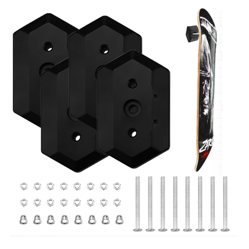 3er Pack Wand halterung Skateboard halter Skateboard Kleiderbügel für Skateboard Deck Display und Lagerung