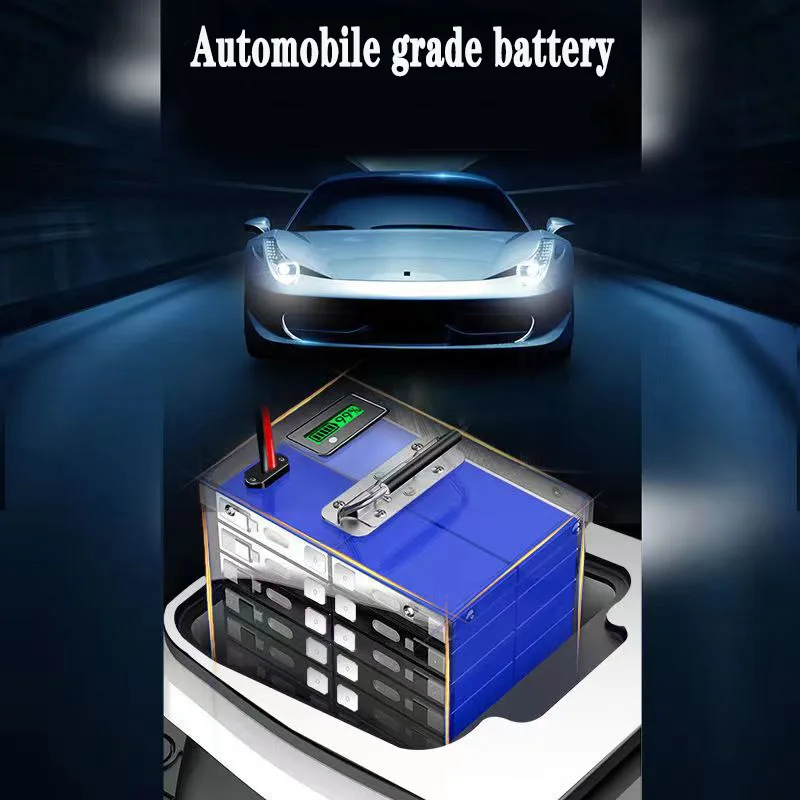 72V Lithium-Ion Battery with BMS 70AH for Motorcycle Electric Car Pedal Energy Golf Cart High Capacity Rechargeable Battery
