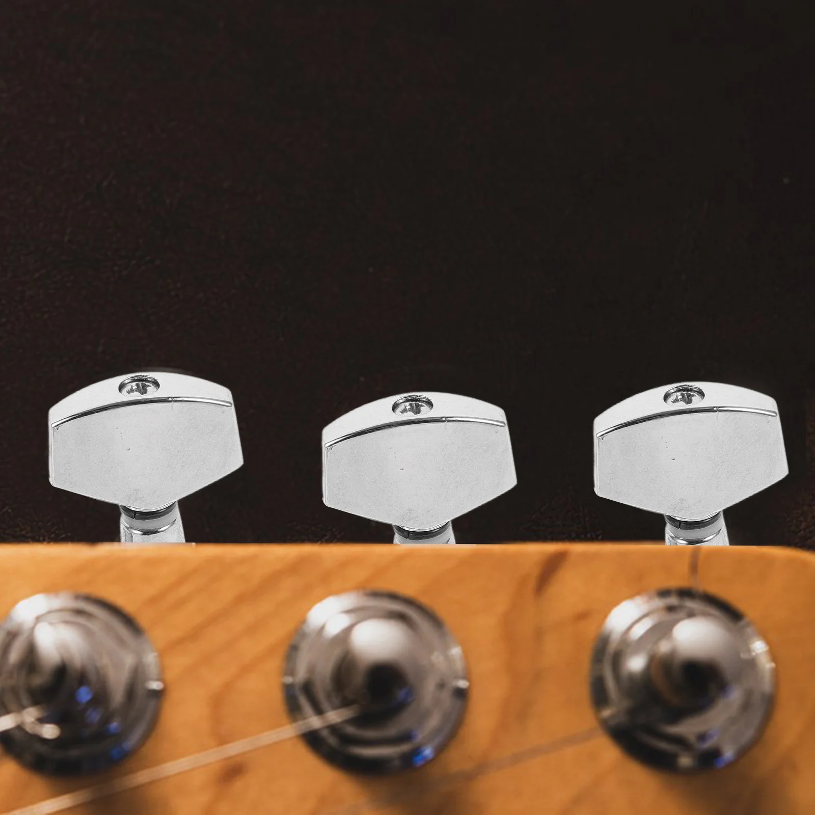 

6pcs Guitar Tuning Pegs Full Closed Black Large Handle Acoustic Classical Guitar Parts Precision Tuning Keys Stable Accurate