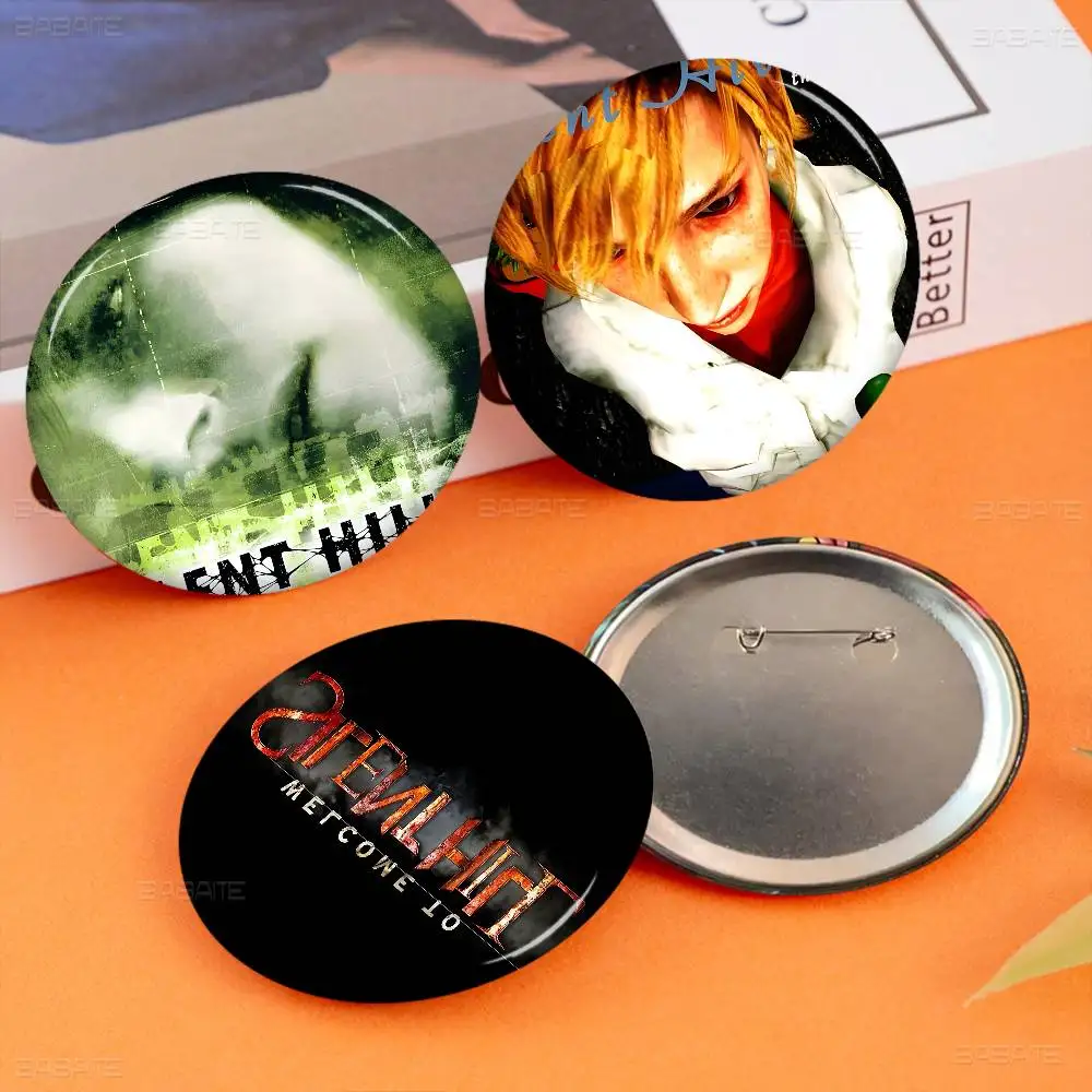 Silent Hill 1 2 3 4 32/44/58MM Customizable Button Pins Cute Funny Creative Badge Jewelry Decor Gifts for Friends