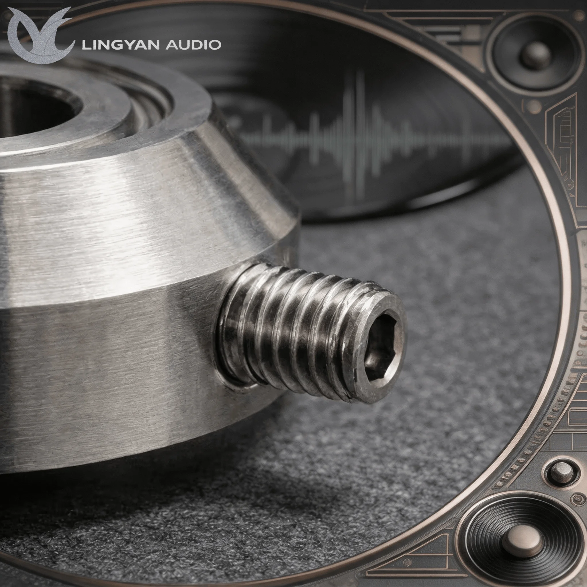Tonearm Balancing Fittings 20g 9.5mm Bore Tracking Force Weight Stainless Steel Suitable SME 3009 3010 3012 Turntable Parts