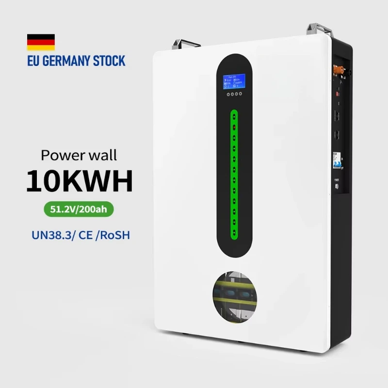 

Deep Cycle Solar Wall Mounted Home Storage 48V 51.2V 5kwh 10kwh 100ah 200ah Lithium Lifepo4 Battery Price Energy System