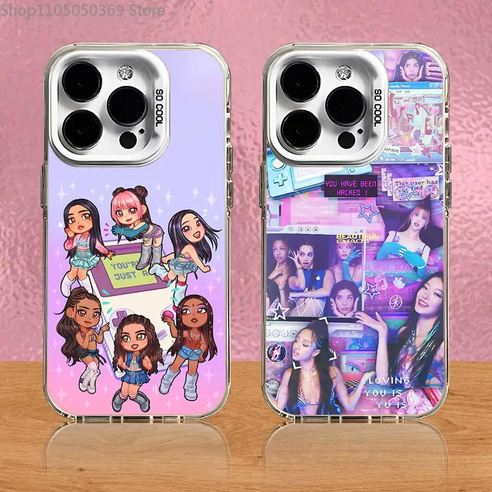 

K-KATSEYES Music Group Phone Case For iPhone 16,15,14,13,12,11,Pro,XS,Max,Plus,Mini,SE White Candy Matte Shockproof Cover