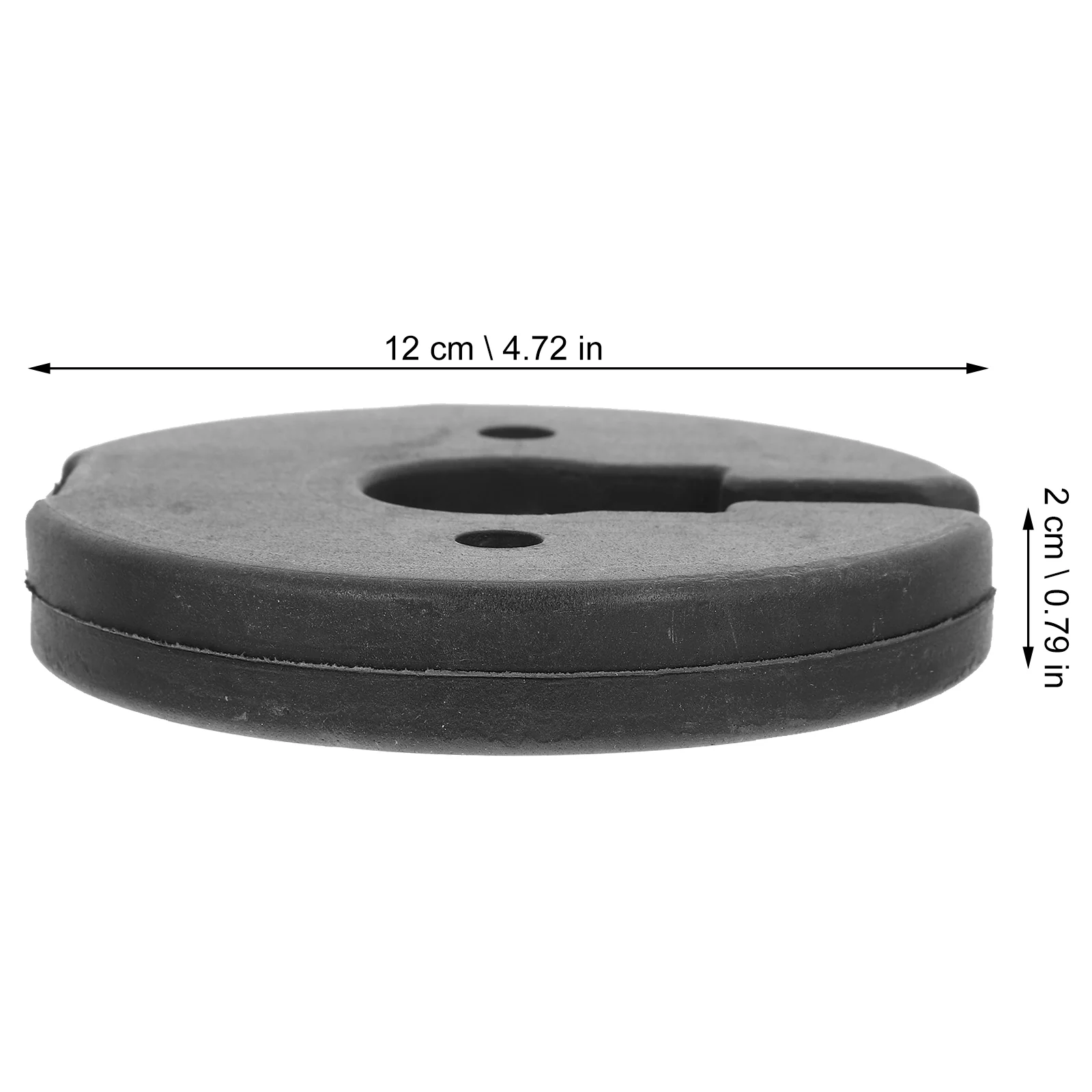 1PC Enhanced Iron Weight Base for LED Bulb Sturdy Desk Floor Stand Hardware Accessory Heavy Duty Metal Chassis Weighted Desk
