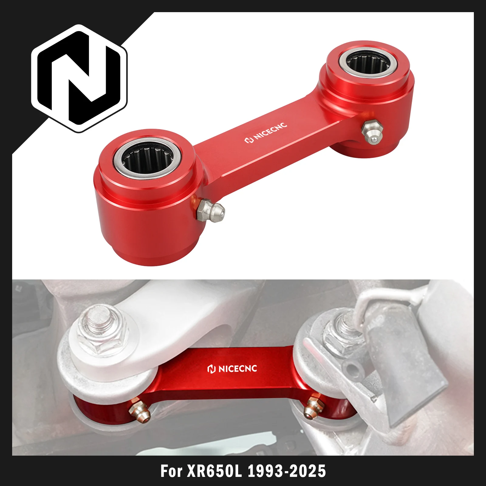 

NICECNC For Honda XR650L XR 650L XR 650 L 1993-2025 XR600R XR 600R XR 600 R 1985-2025 Motorcycle 1.18in/30mm Lowering Link Kit
