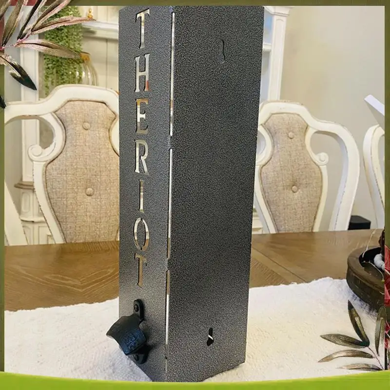 

Reliable-Can Cooler Holder With Bottle Opener Cooler Dispenser Wall Mounted Metal Can Cooler Holder Cool Stuff Gift For Men Wome