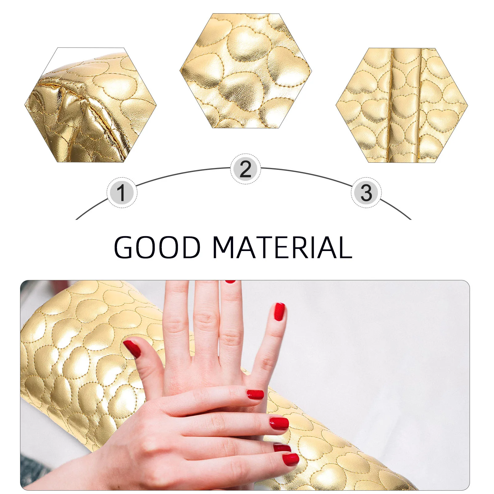 

Love-Heart Manicure Hand Rest Cushion Nail Art Wrist Support Pillow Nail Salon Tool Hand Support Pad Wrist Cushion Female Gift