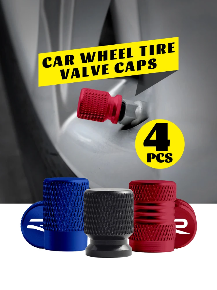 Carro válvula tampas para pneus de roda, ar pneu tronco, capa protetora, Polo Golf, MK3, MK4, MK5, MK6, MK7, Passat, Touareg, Teramont, iguan, Touran