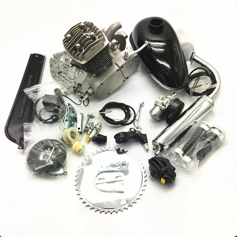 110cc bicycle engine kit motorizada 2 stroke engine motor para bicicleta silnik spalinowy do roweru de двигатель на велосипед