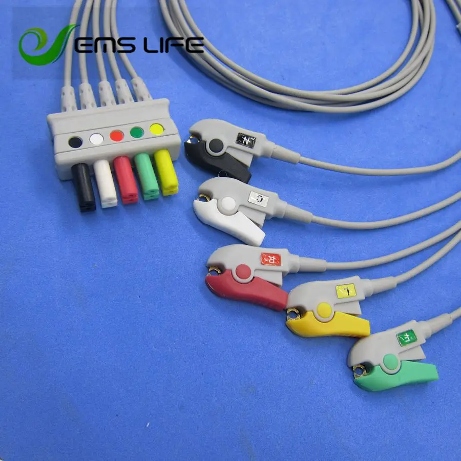  ECG LEADWIRE CLIP FOR MIN*DRAY MEC1000/2000,PM7000/8000/9000 