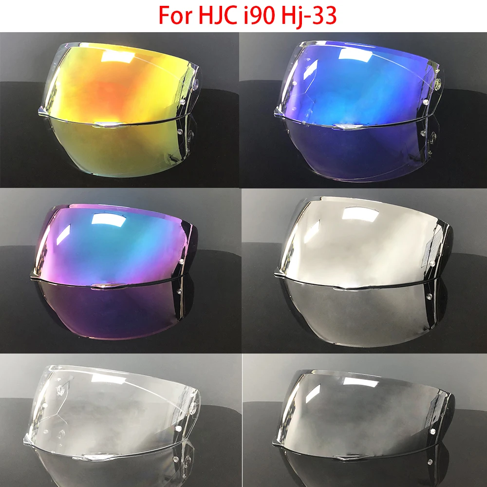 

Motorcycle Helmet visor Goggles lens Fit For HJC I90 HJ-33 i91 Helmet Visor