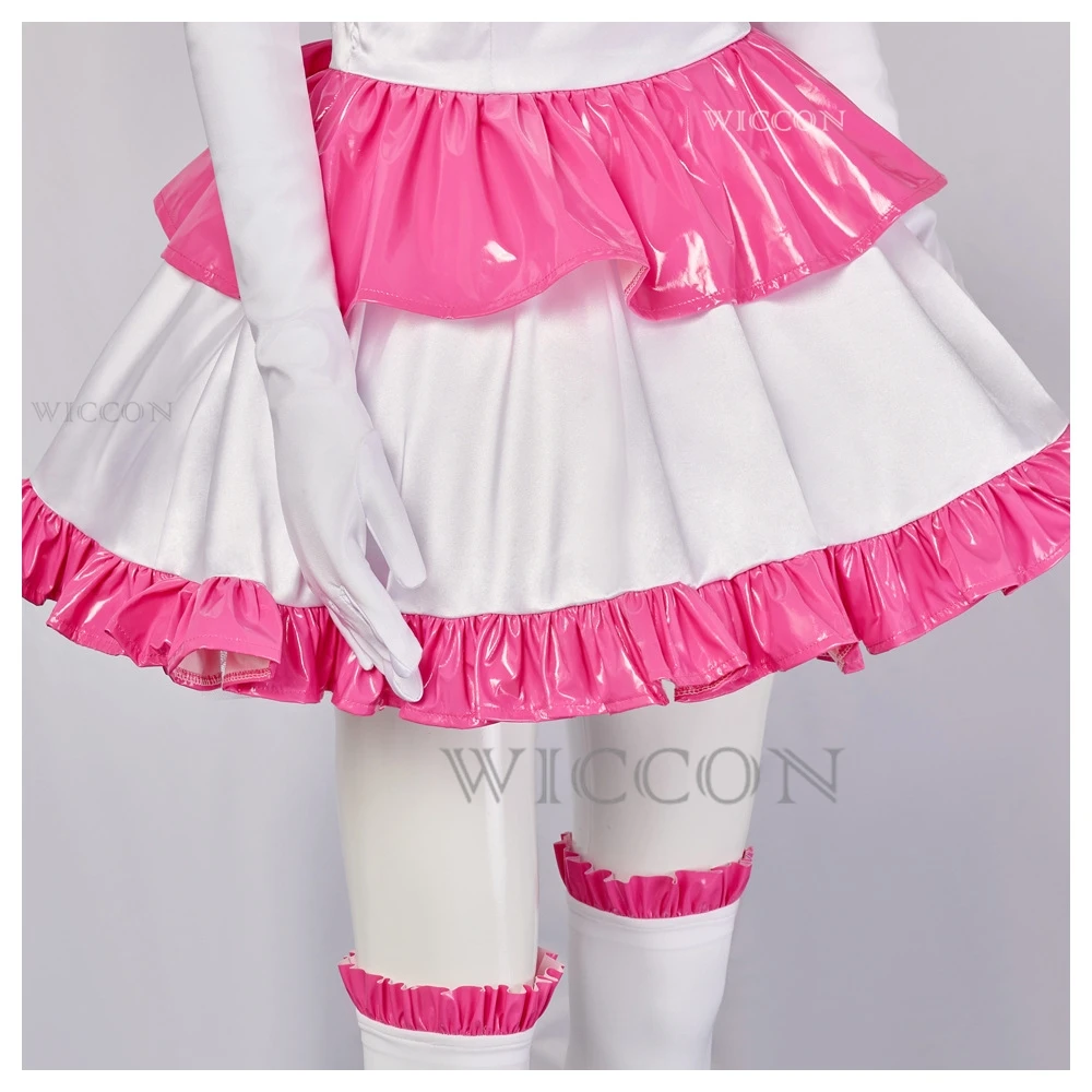 Film anime horror perfetto blu Kirigoe Mima costume cosplay parrucca affascinante uccello rosa abito da principessa donna sexy bel vestito da festa