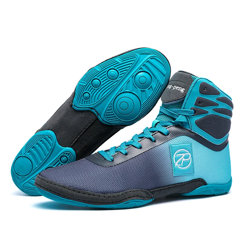 

Quality Men's High Top Boxing Shoes Women's Safety Walking Sneakers Casual Sneakers Fighting Training Wrestling Shoes