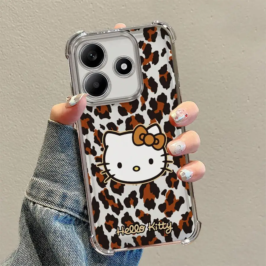 Case for Xiaomi Redmi 13C A3x 14C K80 Pro F7 Ultra Soft Cover Cartoon Kitty