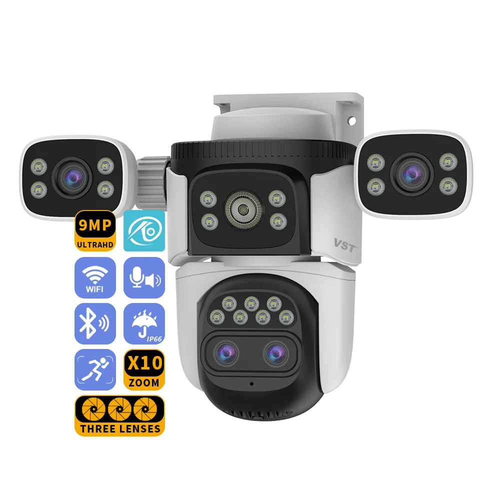 

July003 CS621ZS Ptz Surveillance Camara 12MP Wifi Cctv Camera Night Vision 10x Zoom Two Way Audio Wifi Outdoor Security Cameras