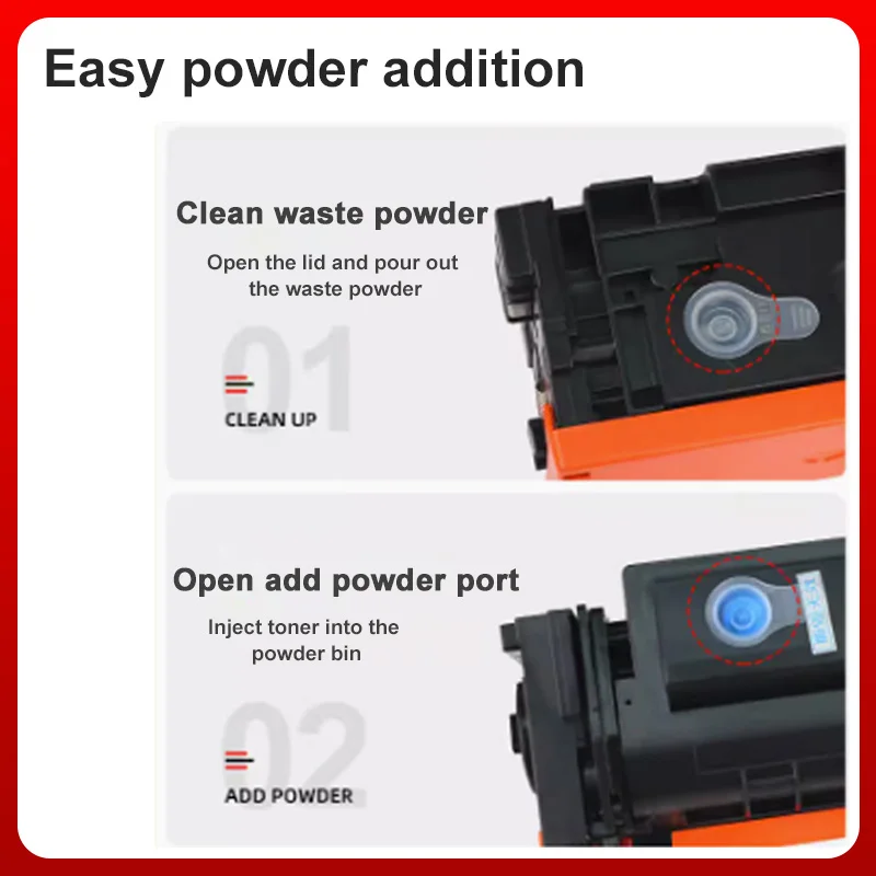 Compatible 205A Toner Cartridge for HP Color M154A M154NW M180 M180N M181 M181FW M154 CF530A CF531A CF532A CF533A Printer Refill