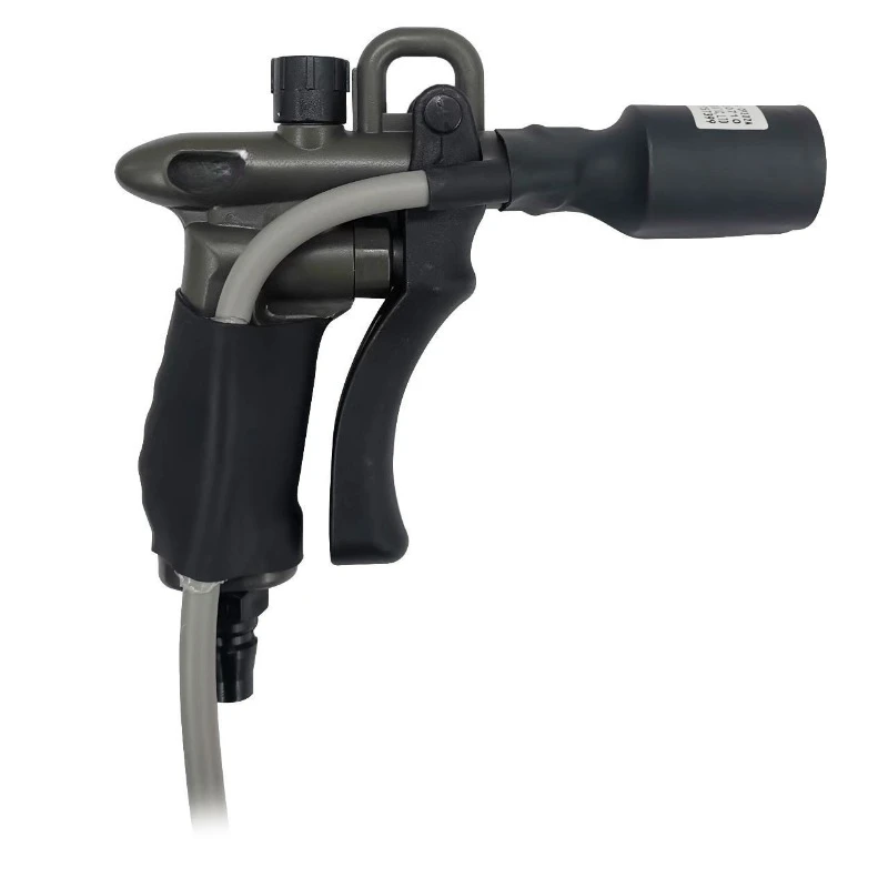 Piezoelectric ion air gun, electronic components, electrostatic dust removal gun