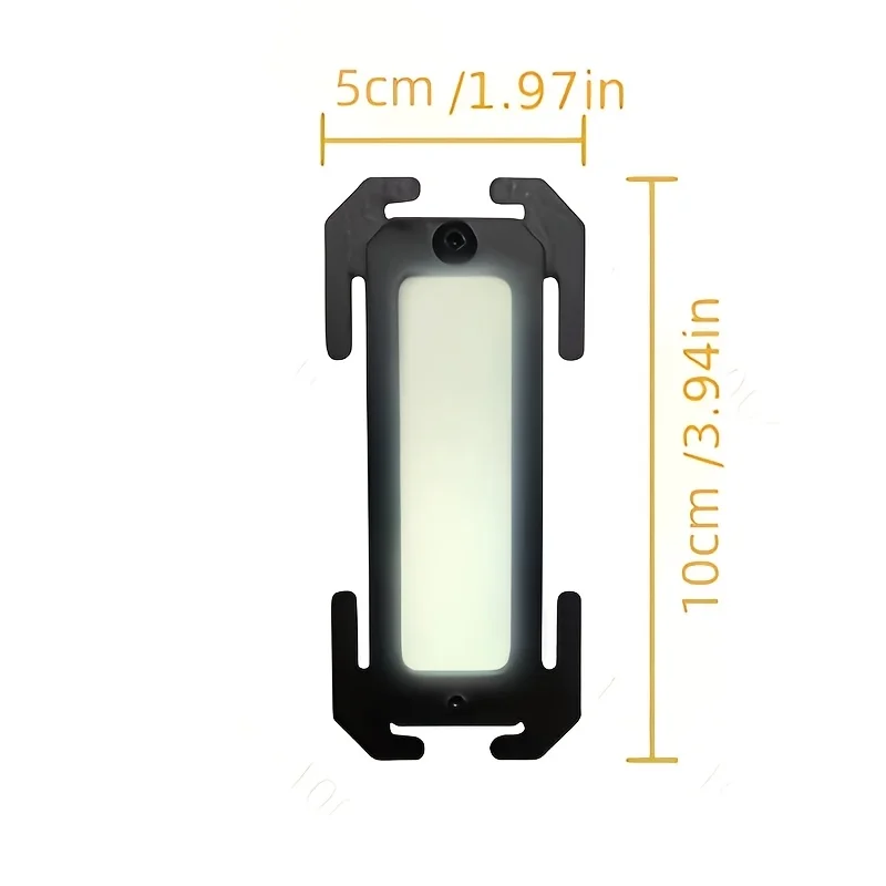 Picture 4: Tactical Glow-in-the-Dark Velcro Tag, Molle Mounting Buckle, Outdoor Backpack Light-Absorbing Panel, Luminous Identification Pat