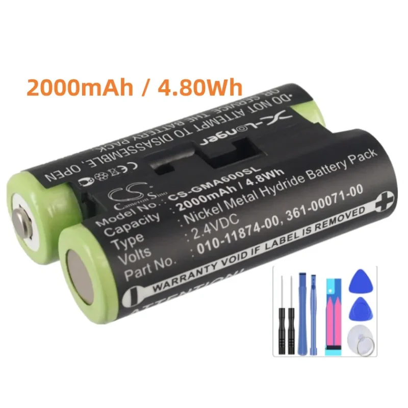 

GPS, Navigator 2000mAh / 4.80Wh Battery For Garmin 010-11874-00 361-00071-00 Oregon 600 600t Oregon 650 Oregon 650t