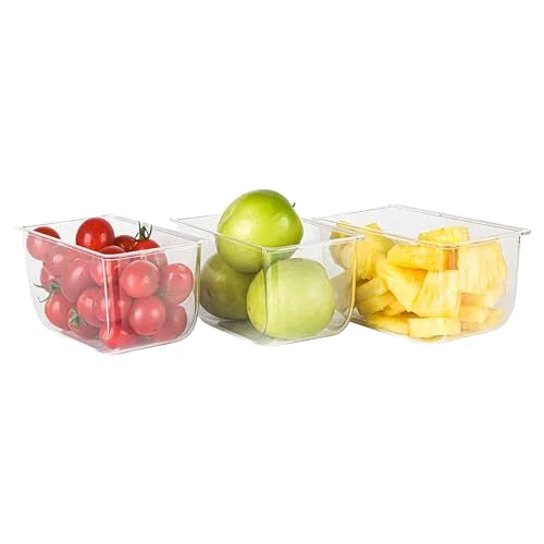 Large Ice Chilled Condiment Caddy 5 Removable Compartment Serving Platters Fruit Garnish Tray for Party Supplies Bar Accessories 3