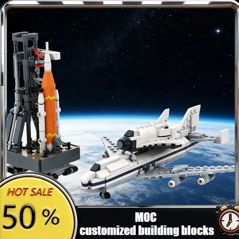 

290 деталей: Конструктор-самолет V MLV-25L, мобильная пусковая установка и пусковая мачта (MOC), модульная сборная модель для самостоятельной сборки, подарок