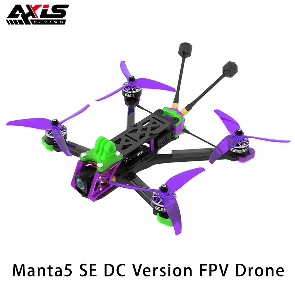 

Axisflying Manta5 SE DC Version FPV Drone 6S O4 Pro With GPS -PNP/ELRS/TBS for Long Range RC FPV Freestyle Drone
