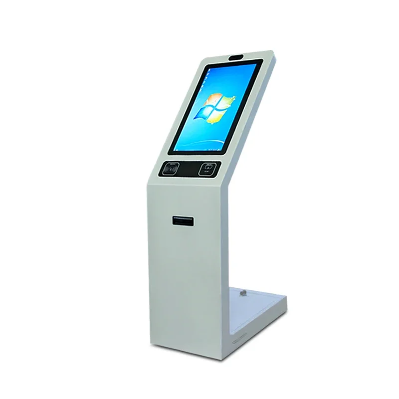 Custom Solution Stand Intelligent Self Service Touch Scanner Printer Screen Bank Hospital Clinic Cinema Queue Management Kiosk