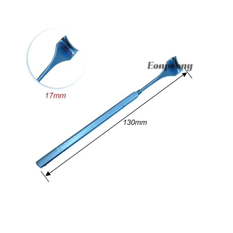 เครื่องมือผ่าตัดตา Desmarres Lid Retractor Titanium Eye Bags Pull Hook Eyelid Tool