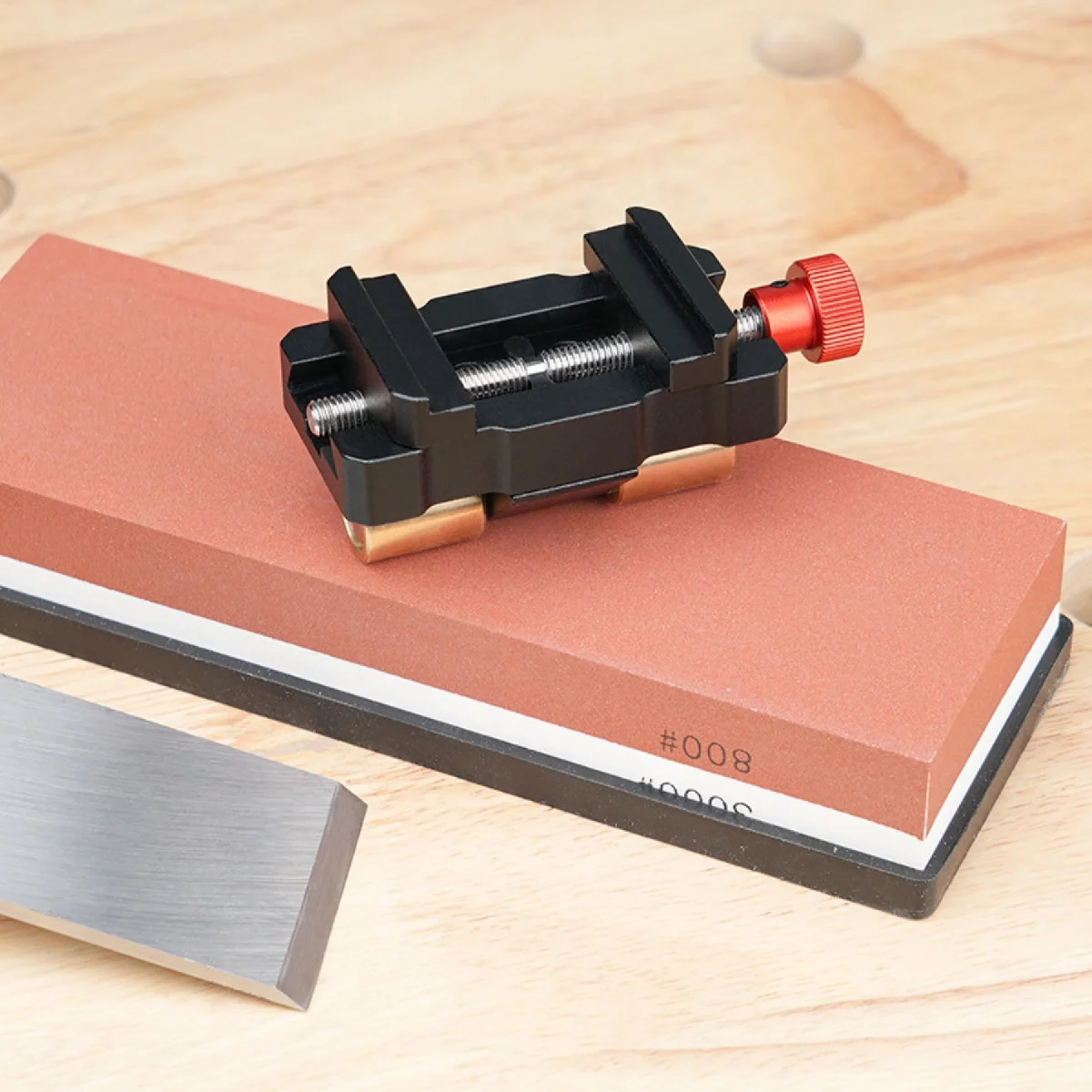 

Black Roller Sharpener，Aluminum Alloy Materials, Upgraded Honing Tool For Knife, Honing Guide - Angle Sharpener Guide Bracket