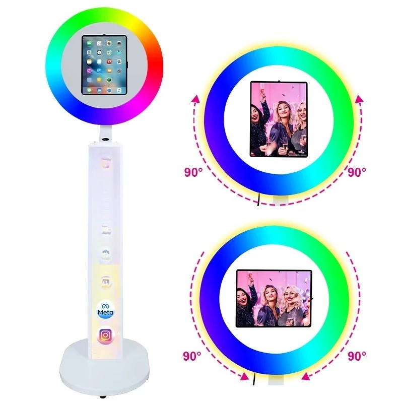 Universal Self-Service Instant Printing Retro Selfie Photo Booth Vending Machine Party Photo Booth Ipad Stand