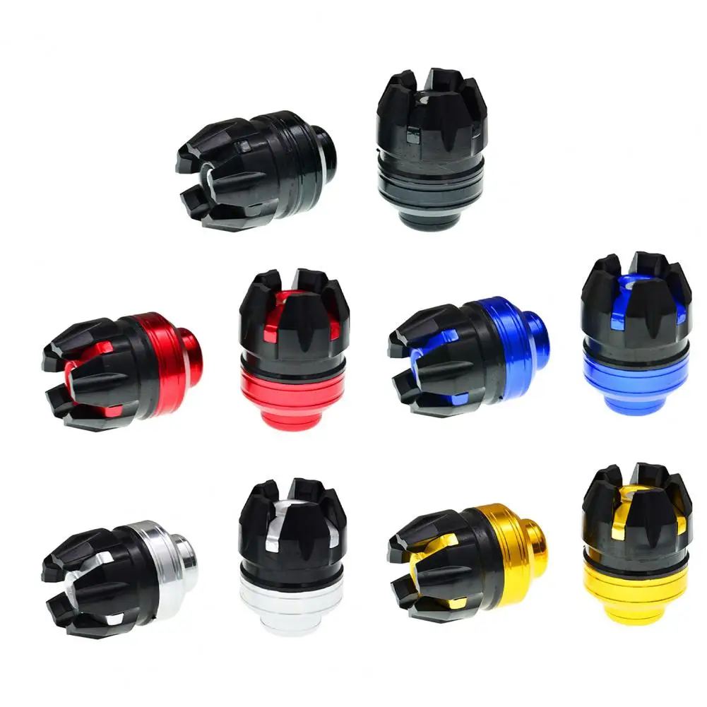 

1 Pair Motorcycle Crash Protector Scooter Wheel Front Fork Frame Aluminum Alloy Shock Absorber Cup Falling Crush Protector