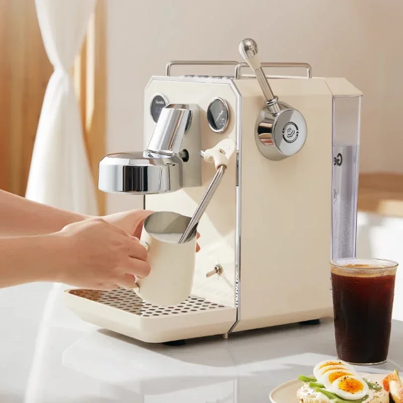 20Bar Italian Espresso Coffee Maker Machine Coffee Grinder Cappuccino Milk Frother Semi-automatic Espresso Machine