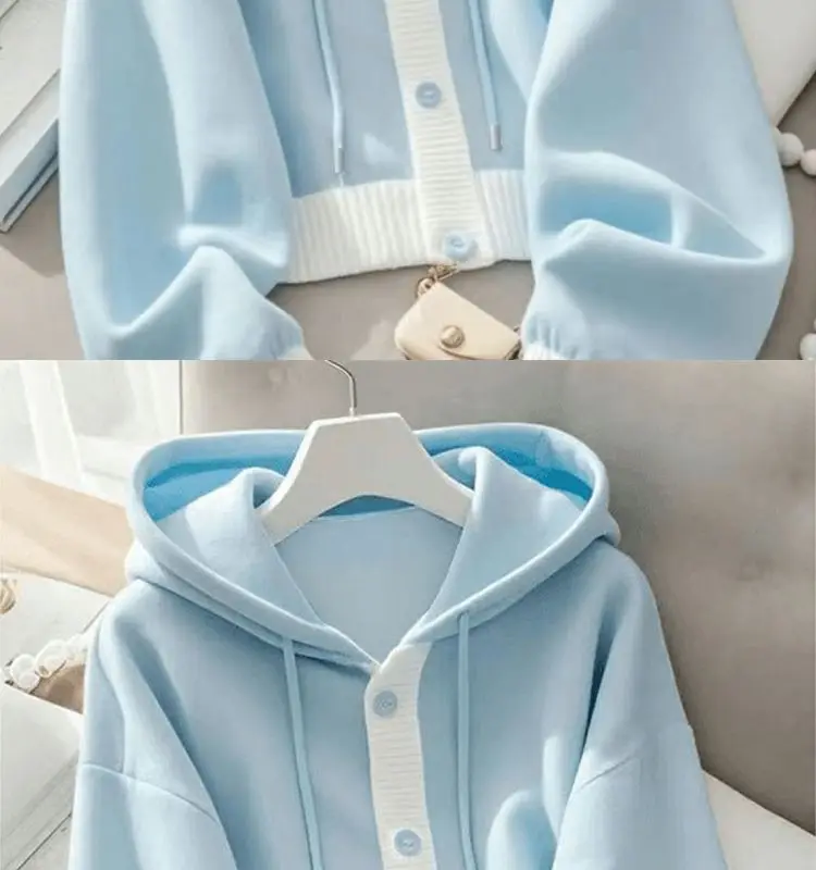 Sweat à capuche noir pour femmes, vêtements de sport à manches longues, tendance de gymnastique, polaire élégante, esthétique de noël et d'automne, Y2K