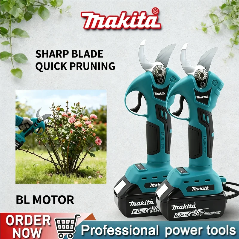 

Makita Professional Cordless Electrician Scissors Pruning Shears Cutter 18V Battery Wireless Drills Tools Garden Pruner