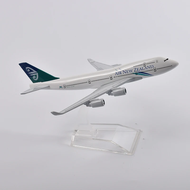 JASON TUTU Air New Zealand B747 Airplane Model Aircraft Diecast Metal 1/400 Scale Planes