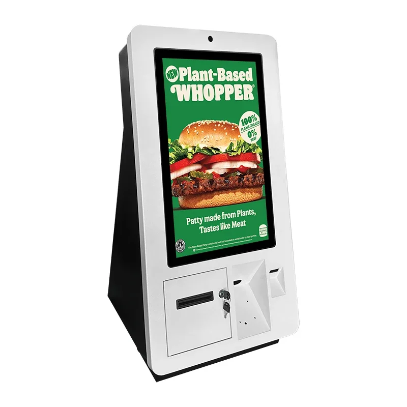 

Fast Food Restaurant 21.5 24 32 Inch Touch Screen Smart Self Service Order Payment Kiosk