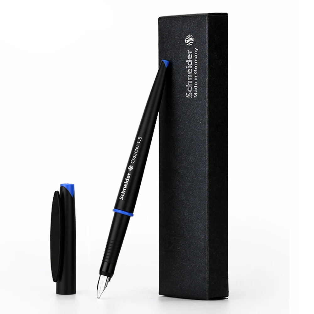 Schneider Creactiv Fountain Pen Student Writing Practice Calligraphy Art Pen Business Office Ink Pen Replaceable Ink Absorber