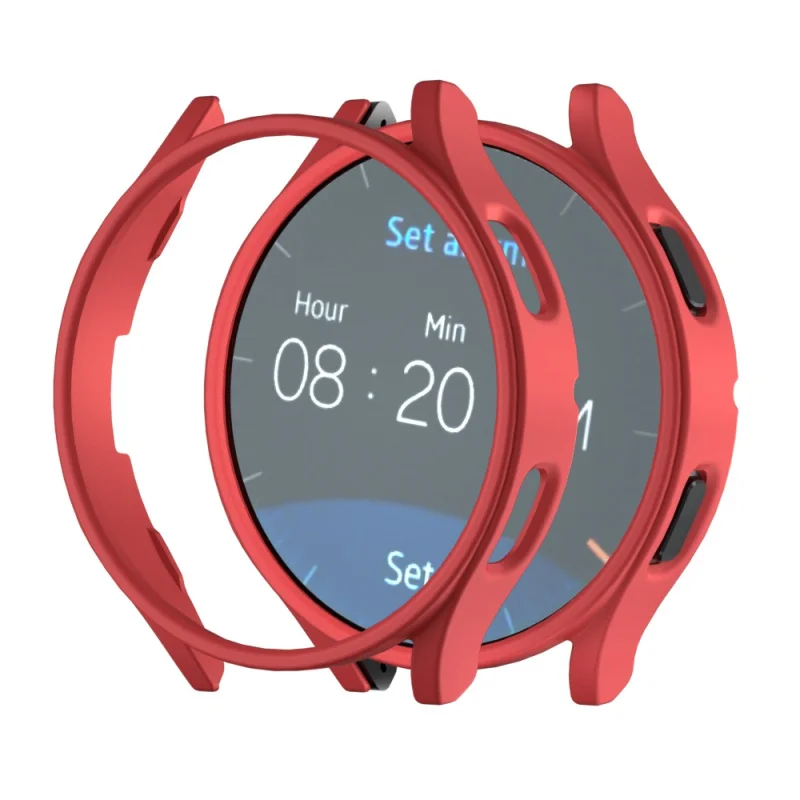 

For Fashion Plating Shock Resistant PC Hollow Out Case for Samsung Galaxy Watch 4