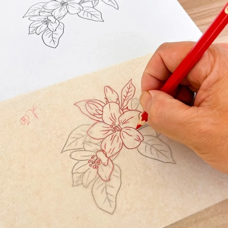Pottery Art Transfer Paper Set Handmade DIY Ceramic Handicrafts Carving Pattern Texture Transfer Printing Auxiliary Tools Set view 3