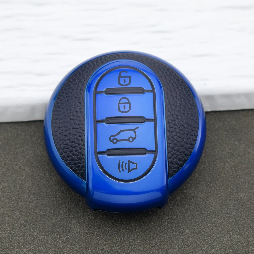 TPU Car Key Case Cover for Mini Cooper F54 F55 F56 F57 F60 Clubman Countryman Protection Shell Remote Fob Holder Accessories