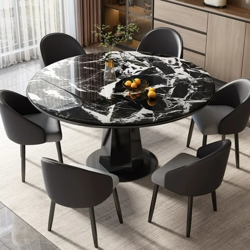 # Large Minimalist Luxury Hardcover Dining Tables Sets Service Classic Modern Unique Kitchen Table Italian Design Home Furniture