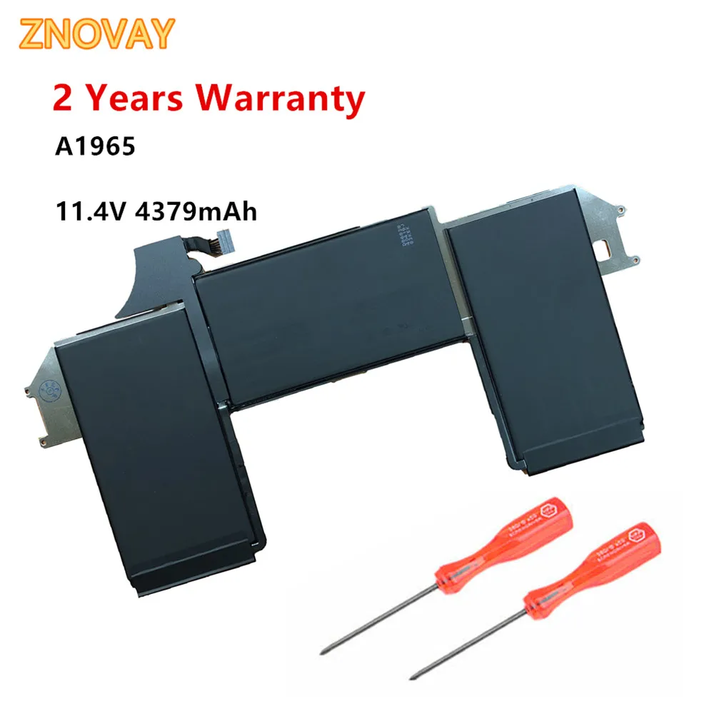 Batería ZNOVAY A1965 para APPLE MacBook Air 13 "A1932 2018 2019 año, A2179 principios de 2020 EMC 3184 EMC3302 020-02455 herramienta gratuita