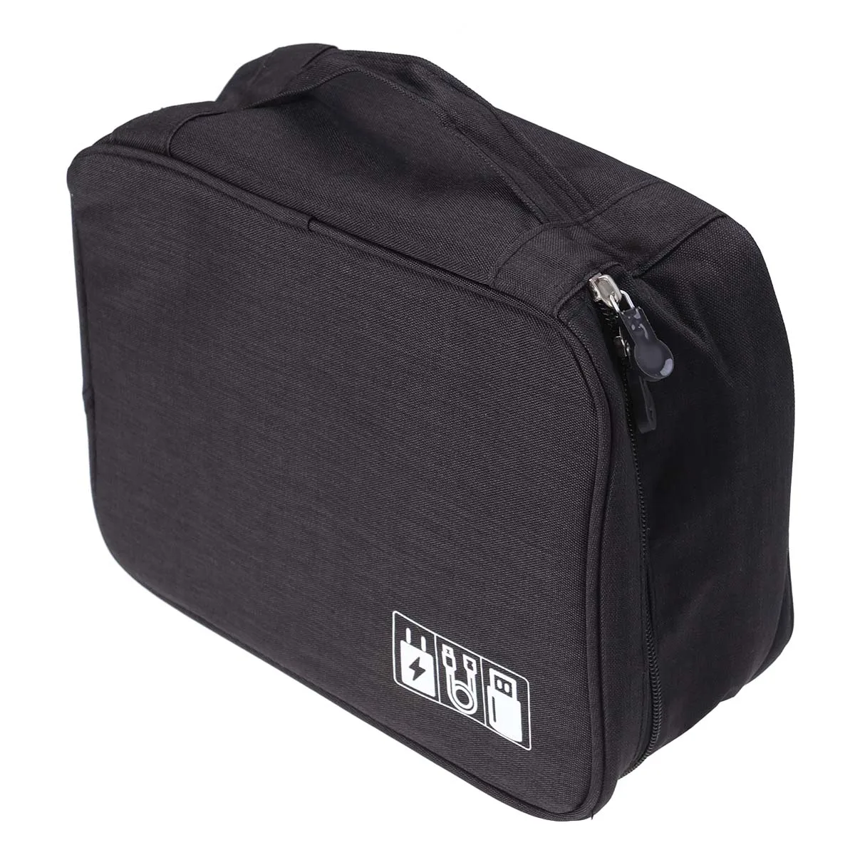 

Cationic Waterproof Electronics Organizer Lightweight Travel Pouch for Smartphones Tablets Powerbanks USB Cables Storage Case