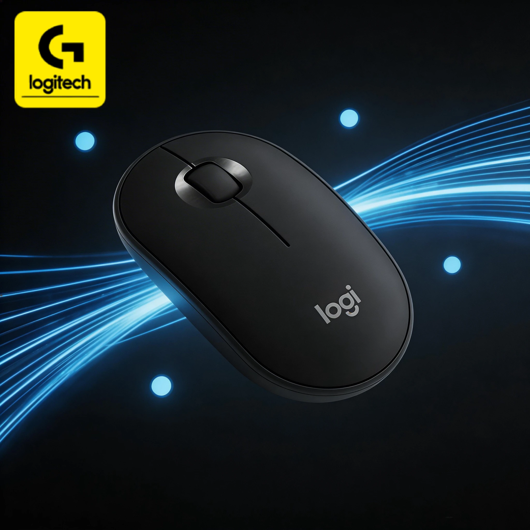 

Беспроводная мышь Logitech PEBBLE M350 Waterdrop с эргономичной изогнутой формой, обеспечивающая более удобный захват для руки.
