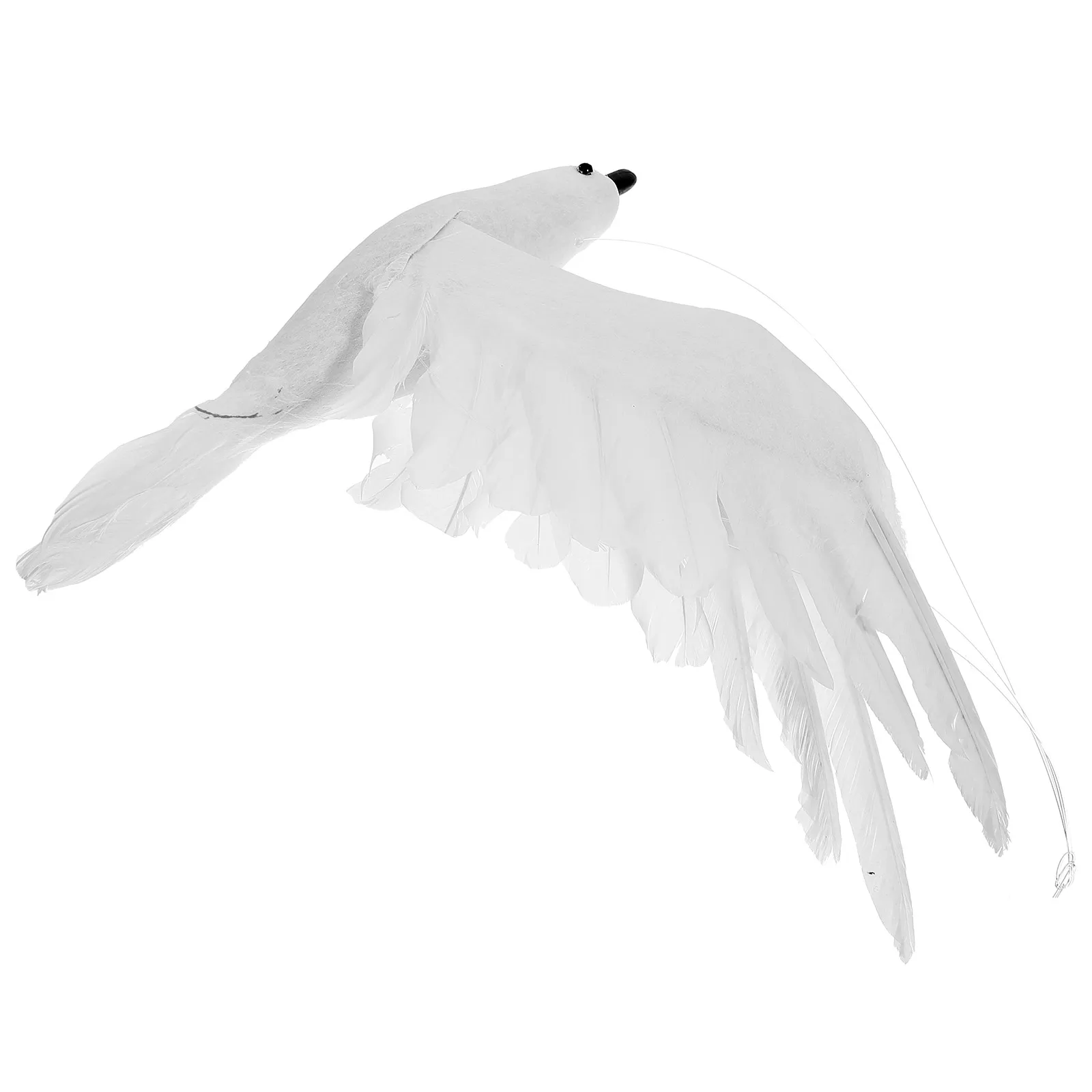 

Lightweight Simulated Seagull Decoration Figurines Artificial Hanging Ornaments for Home Office Mall Room Festivals White Sea