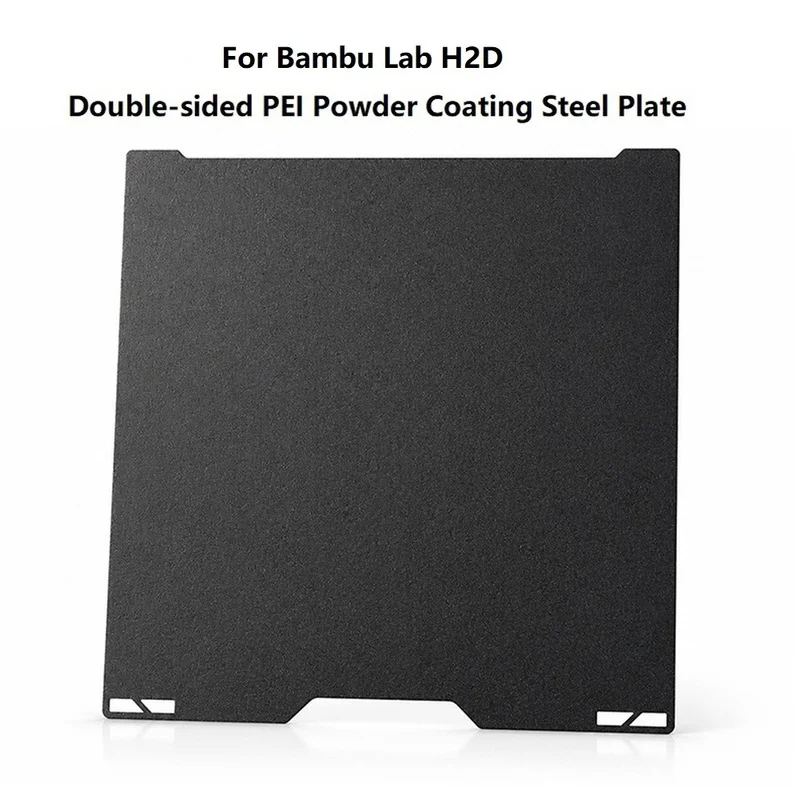 Double Side PEI Texture Build Plate for H2D, Spring Steel Print Sheet, Strong Adhesion 3D Printer Parts [No.3 Elnic]