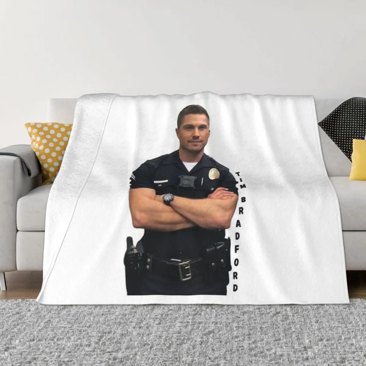 Tim Bradford, The Rookie An Ultra-Soft Micro Fleece Blanket